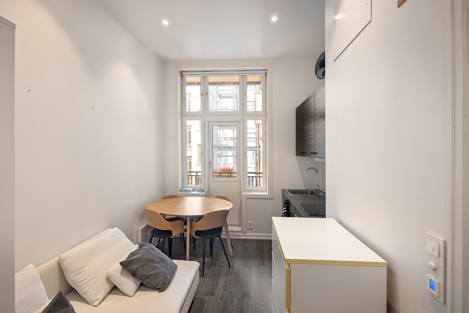 Hybel markert grønn i plantegning. Galleribilde