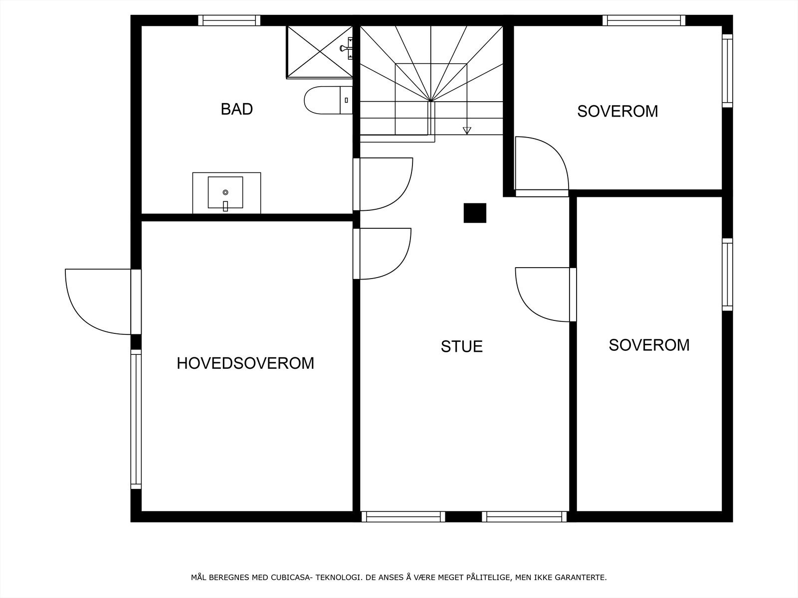 Plantegning 2. etasje. Galleribilde