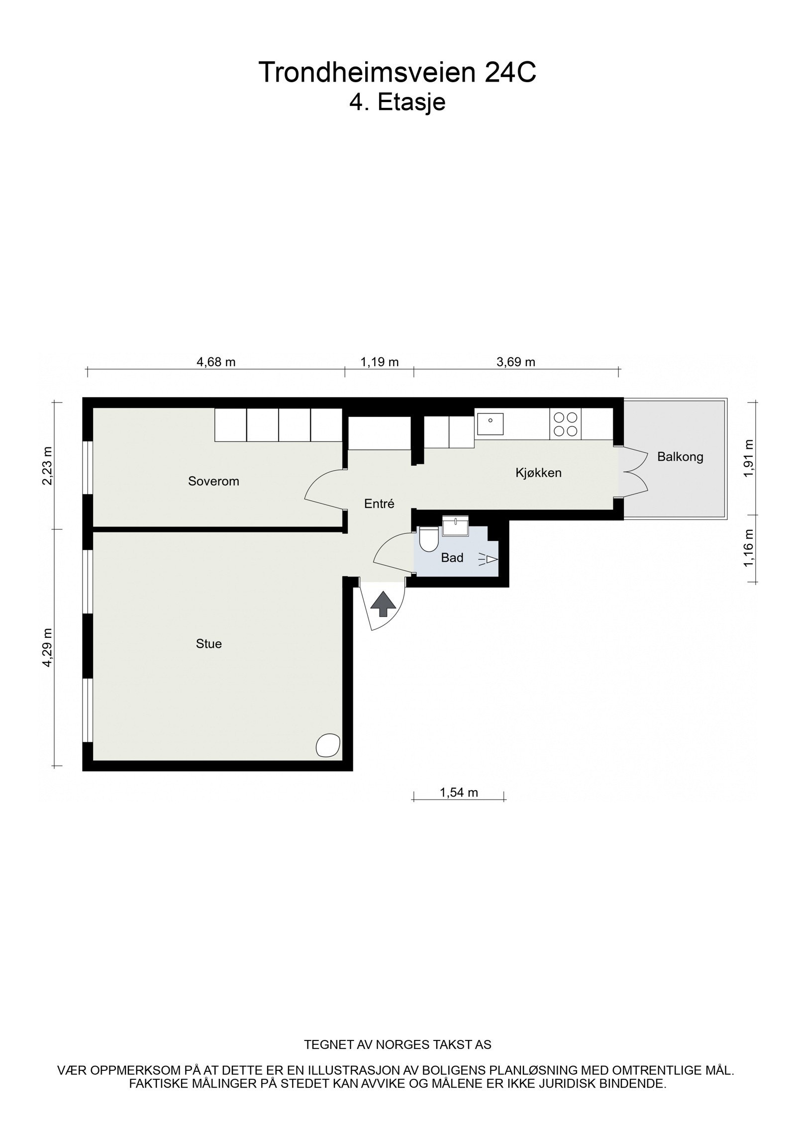 Plantegning Galleribilde