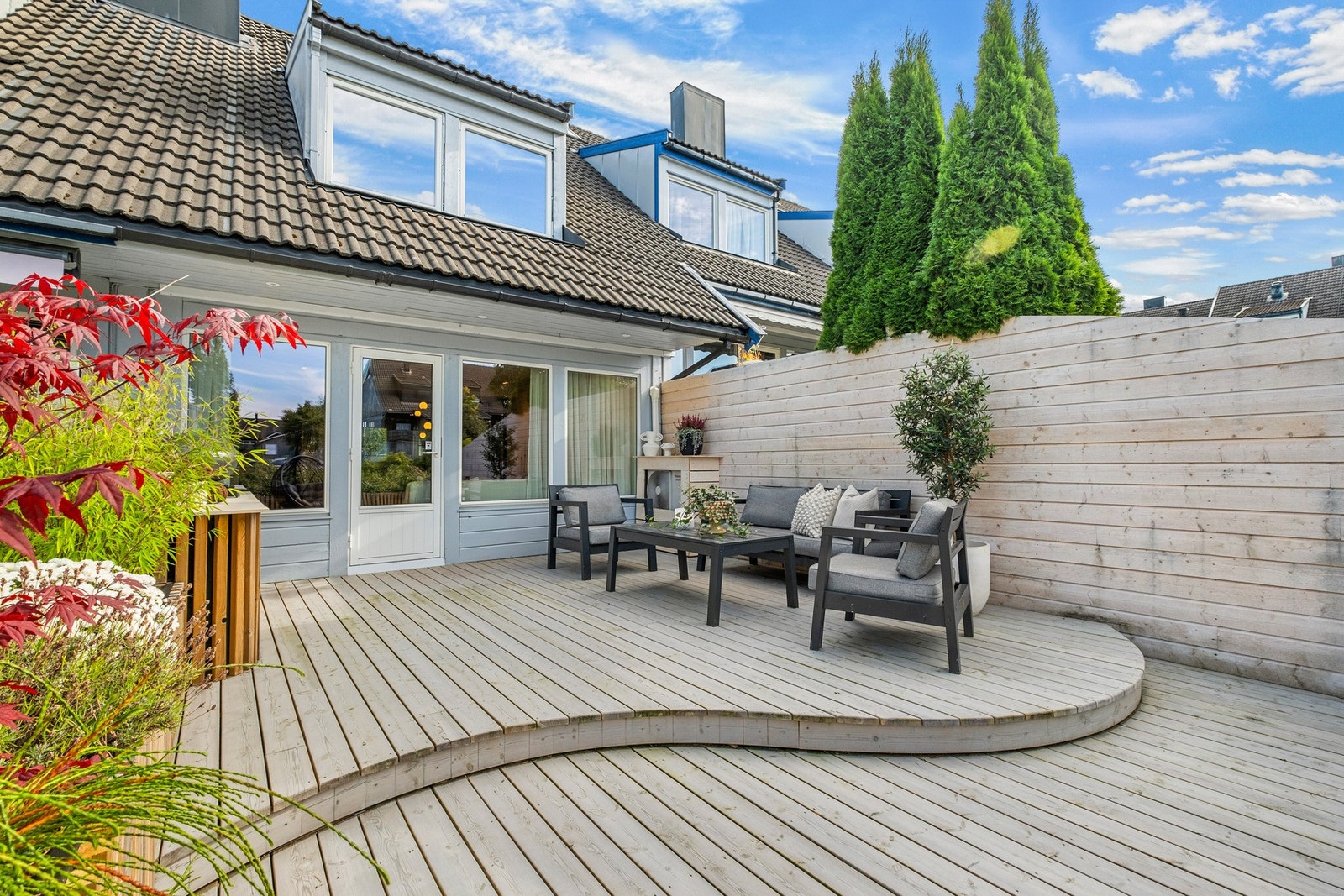 Fantastisk terrasse på hele 40 m². Galleribilde