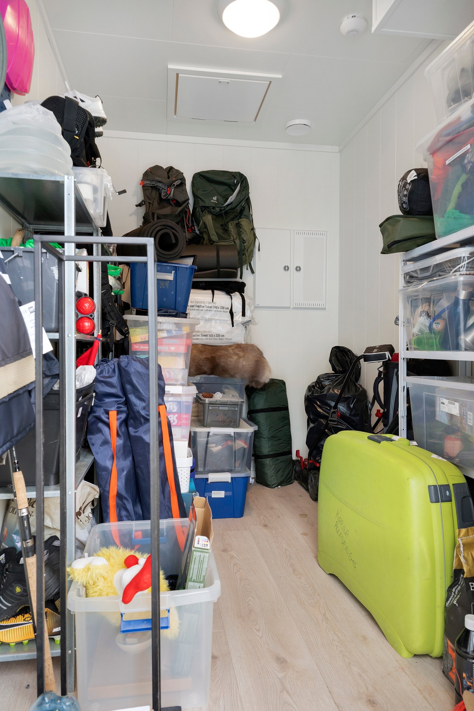 Praktisk lagringsplass for sesongutstyret. Galleribilde
