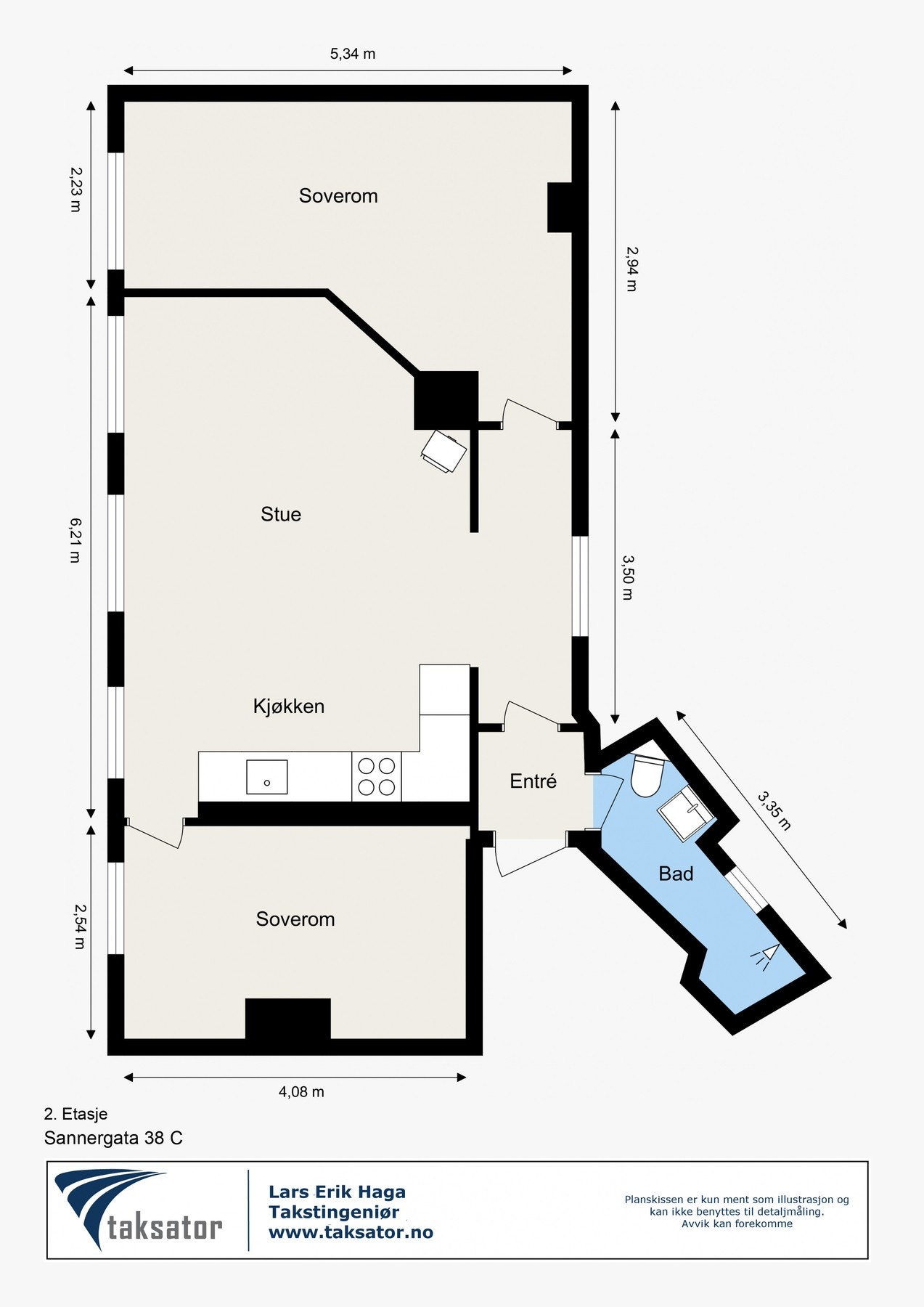 Plantegning Galleribilde
