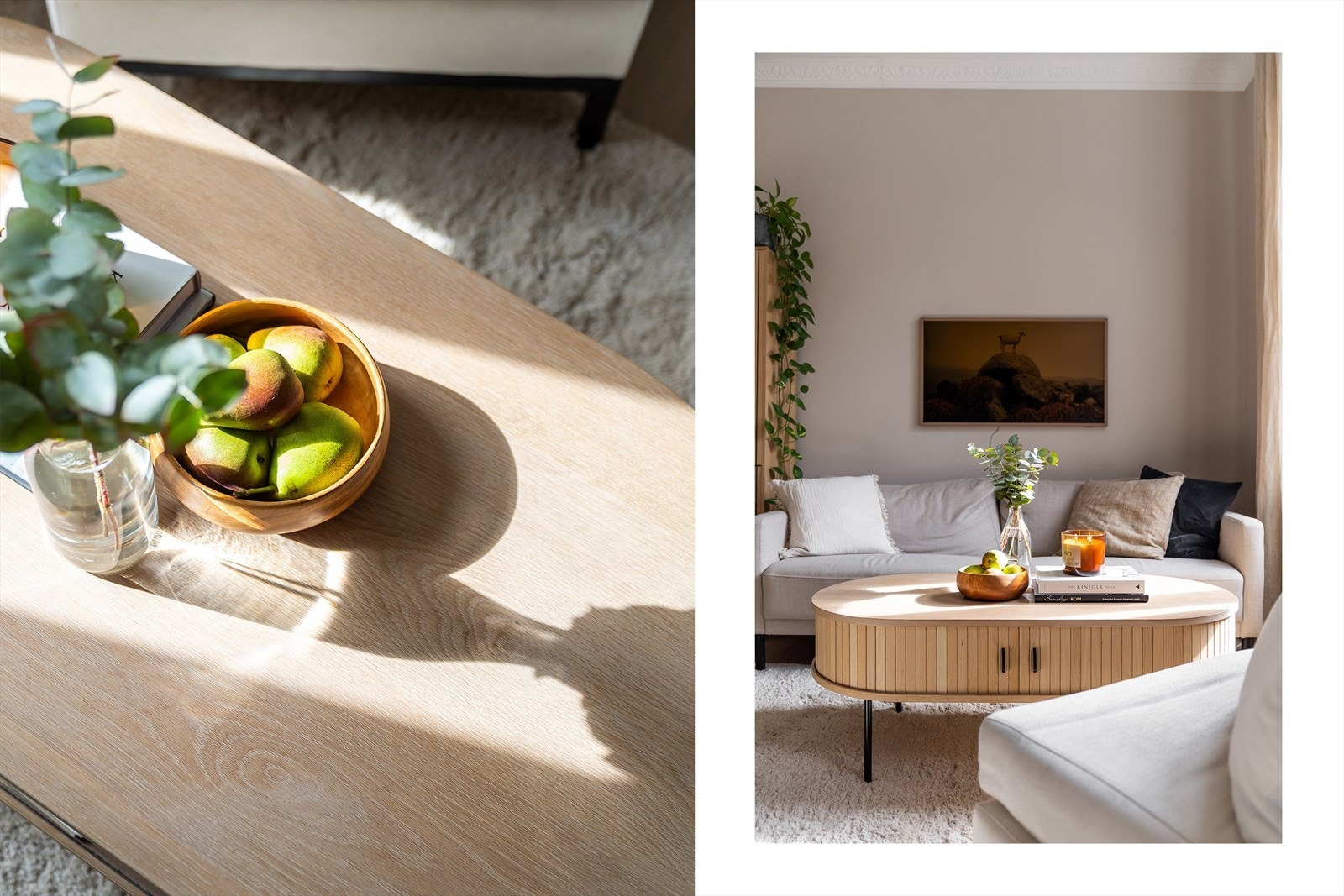 Her kombineres klassisk arkitektur med moderne bokvaliteter. Galleribilde