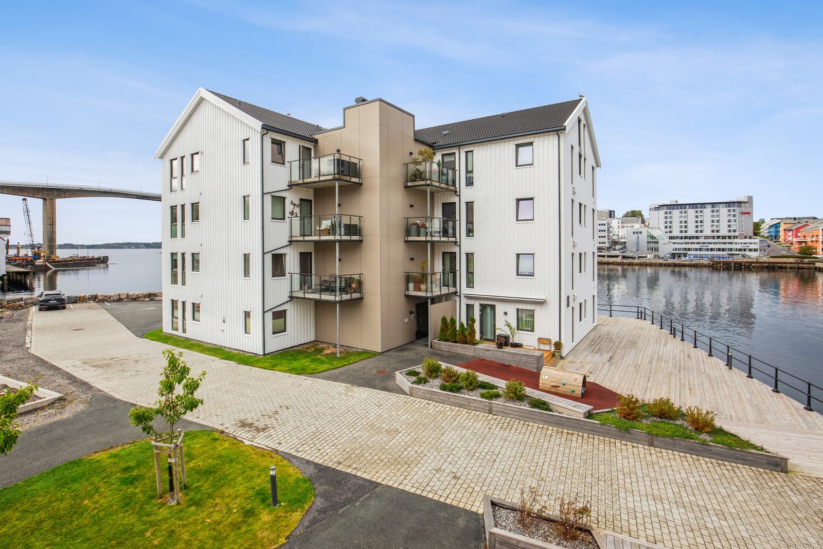 Borettslaget har flotte fellesarealer både ute og inne Galleribilde