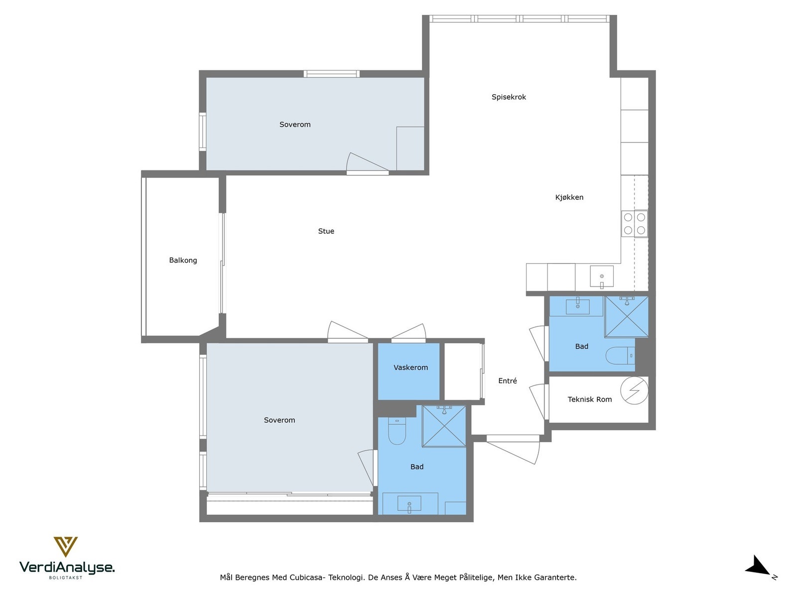 Plantegning Galleribilde