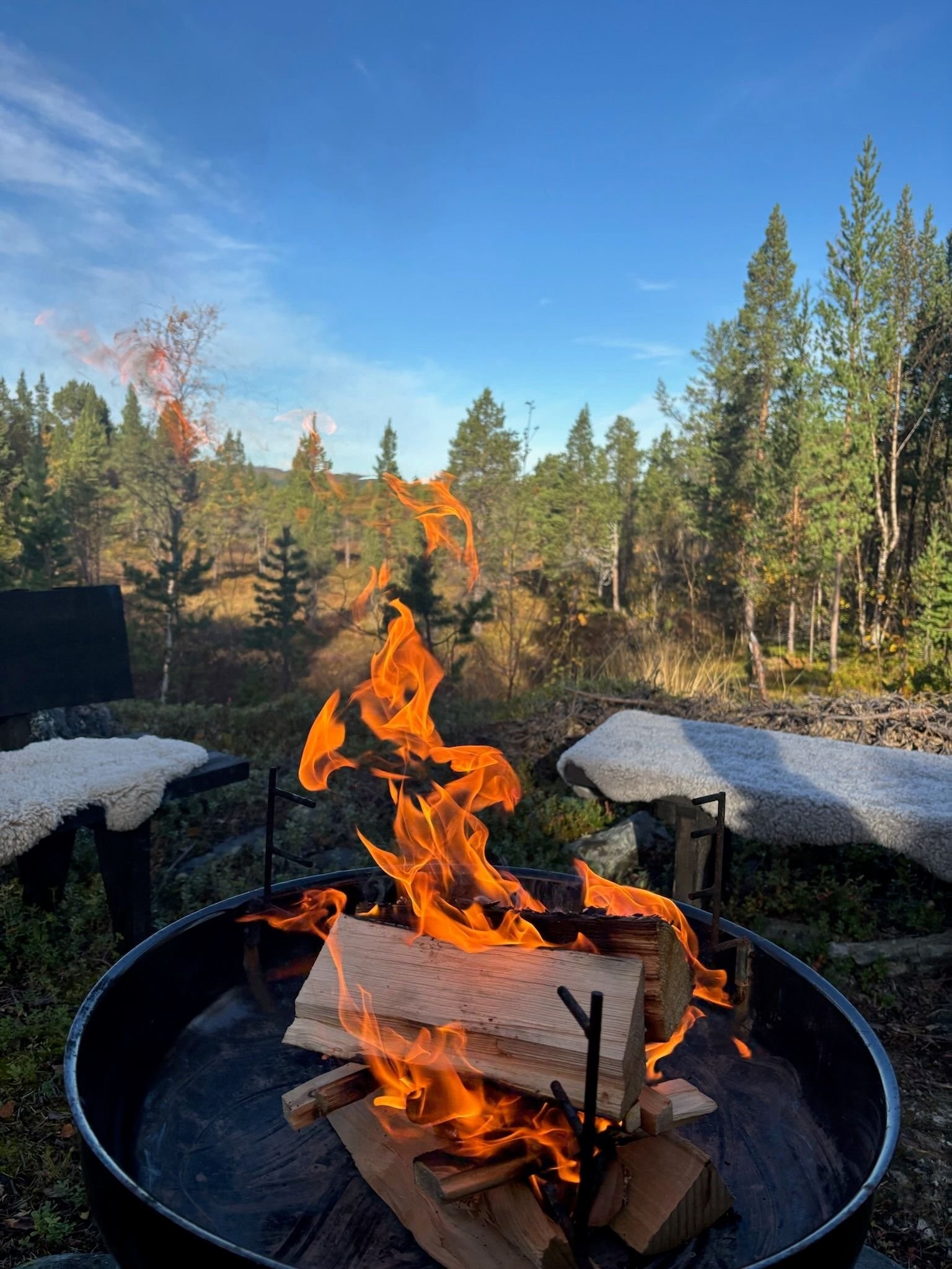 Bålplass Galleribilde
