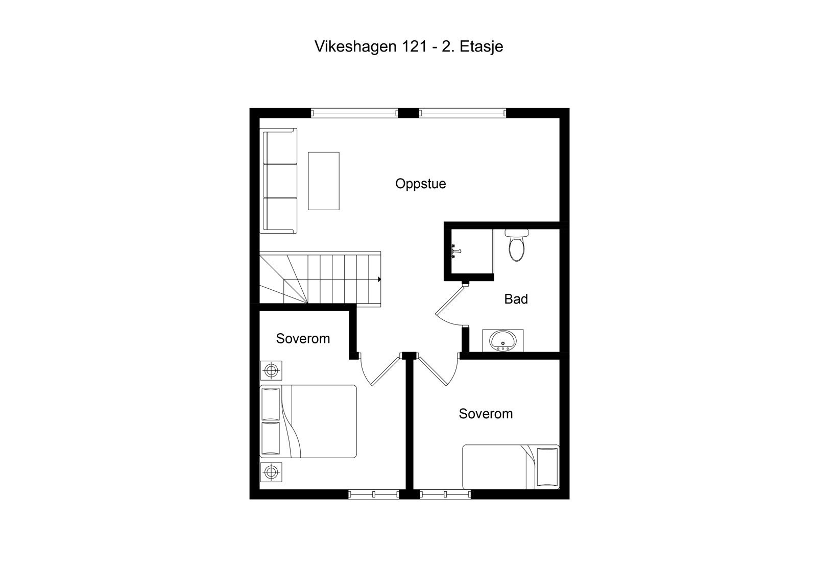 Plantegning Galleribilde