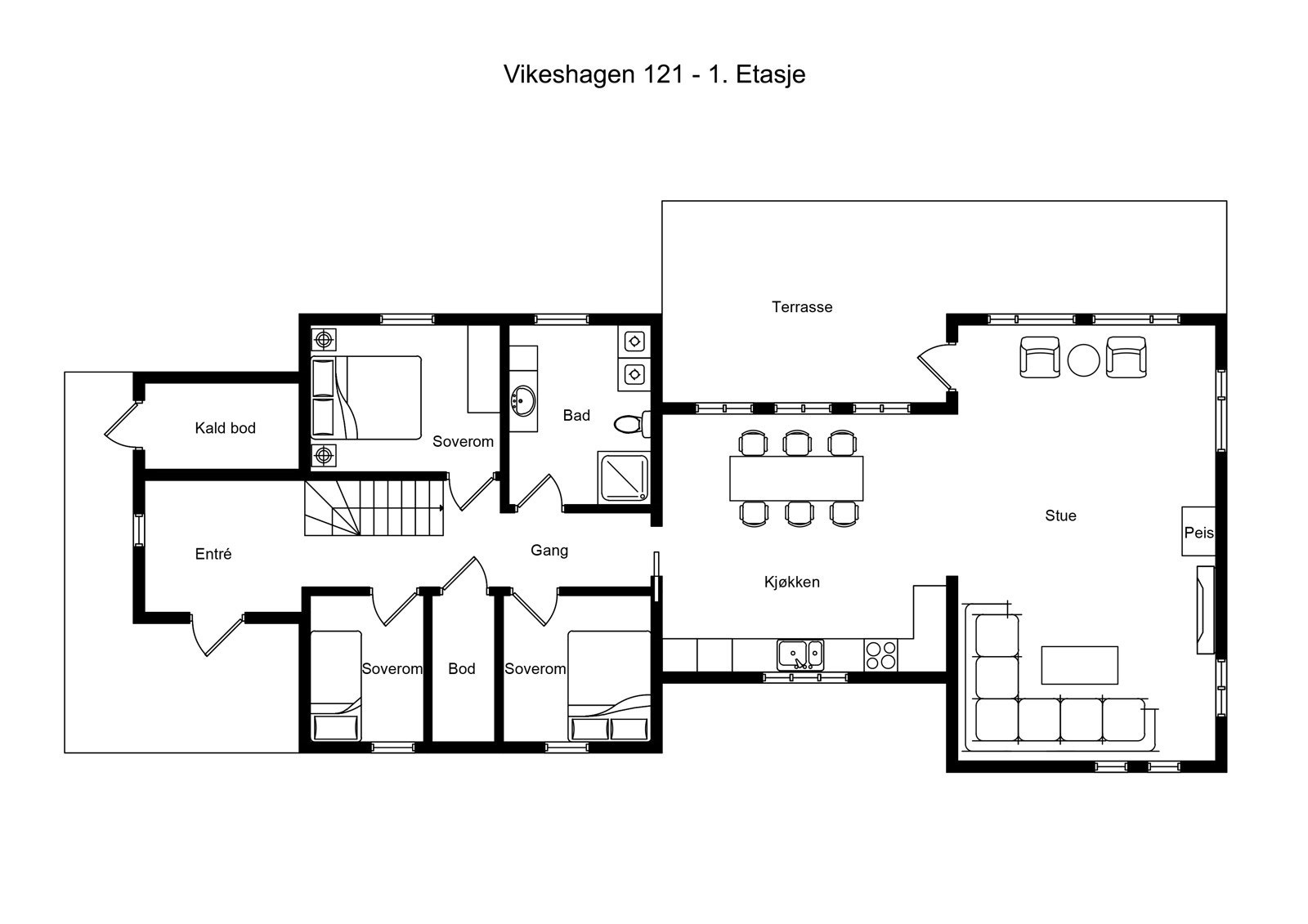 Plantegning Galleribilde