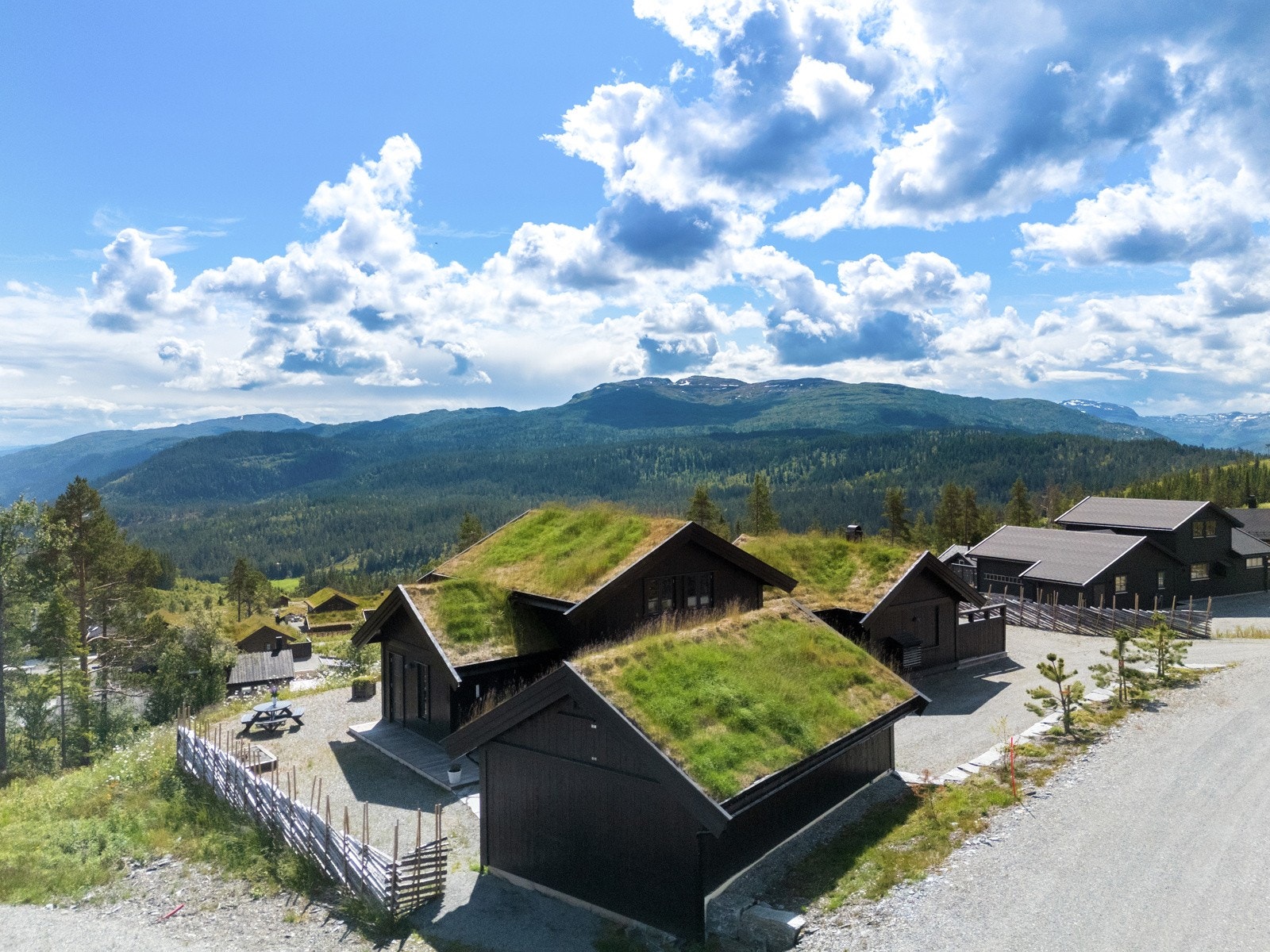 Eiendommen sett fra luften Galleribilde
