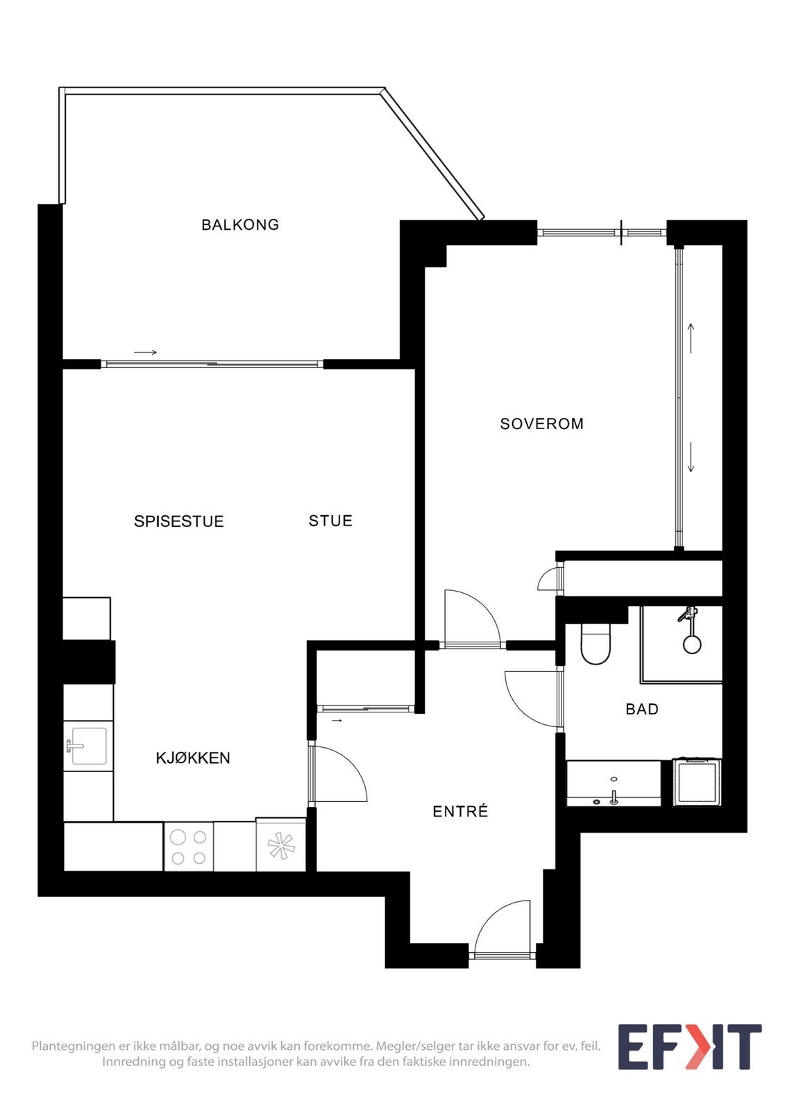 Plantegning Galleribilde