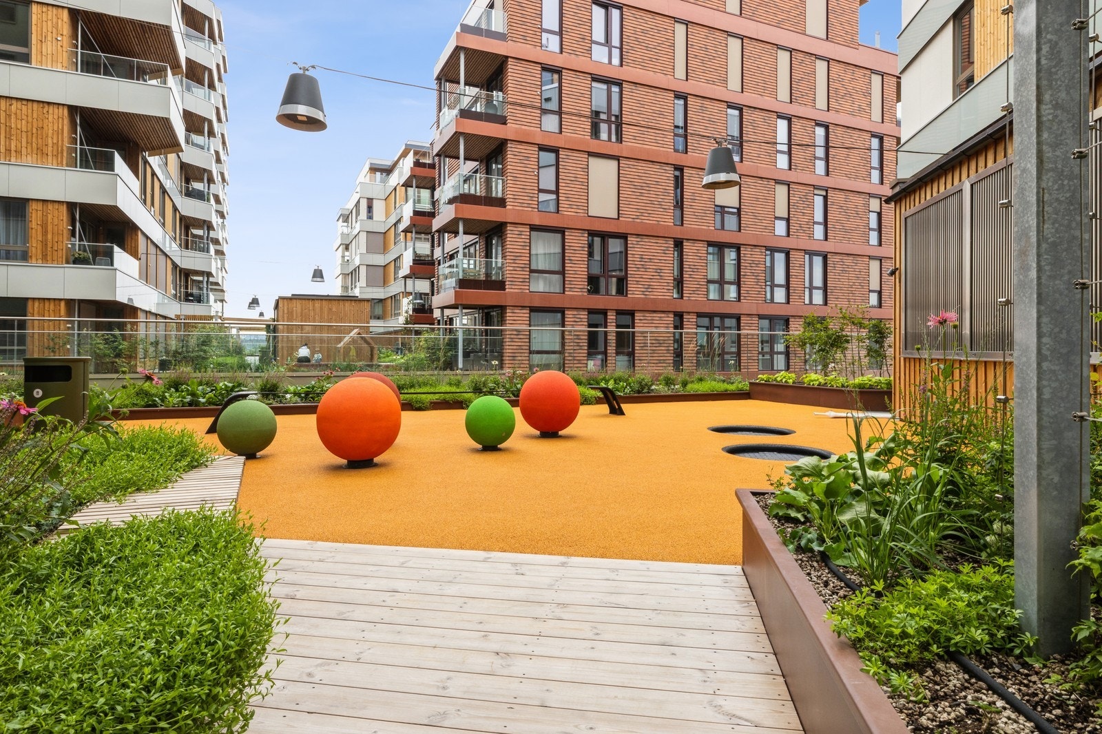 Det er flotte fellesområder for beboerne. Galleribilde