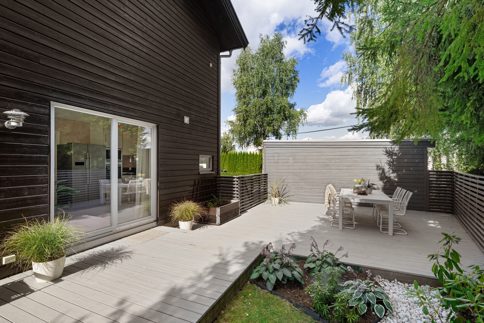 Eiendommen ligger skjermet og har intet innsyn Galleribilde