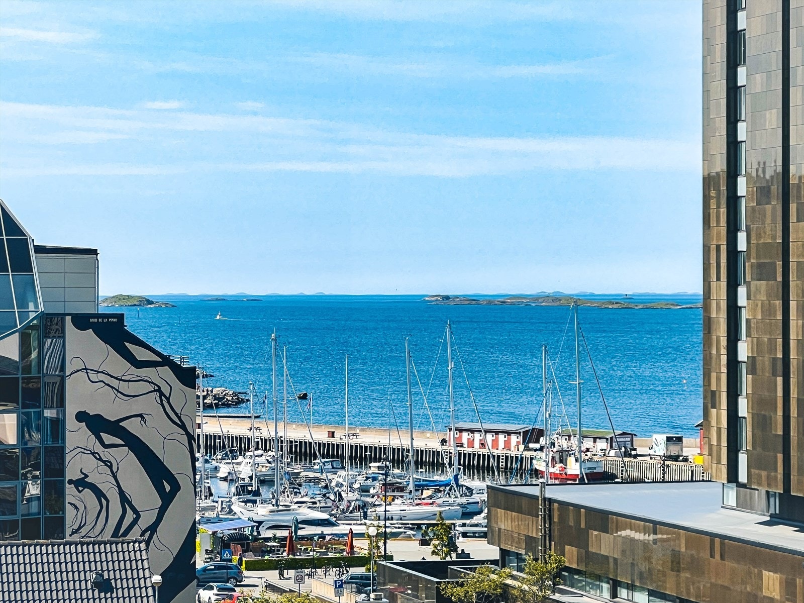 Leiligheten har fantastisk havutsikt. Galleribilde