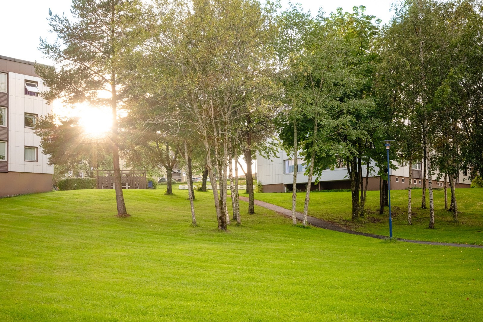 Borettslaget har fine fellesområder. Galleribilde