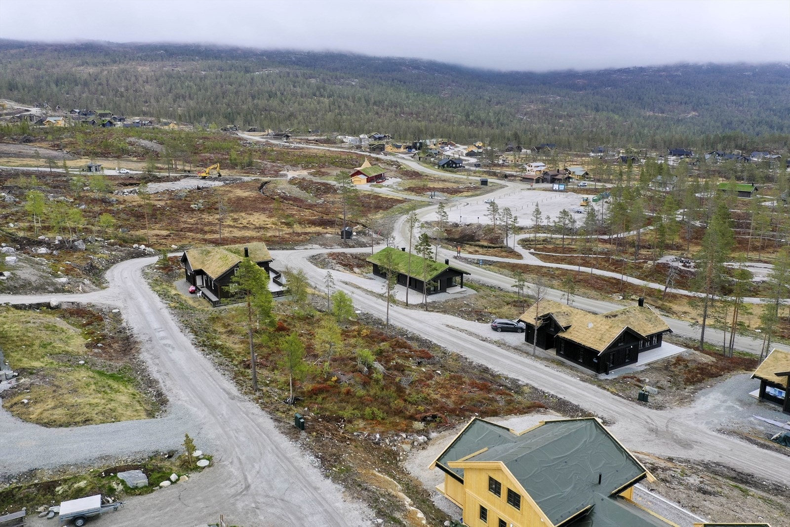 Turuhaugen18- på nedsiden ligger langrennsløype og sykkelpark Galleribilde