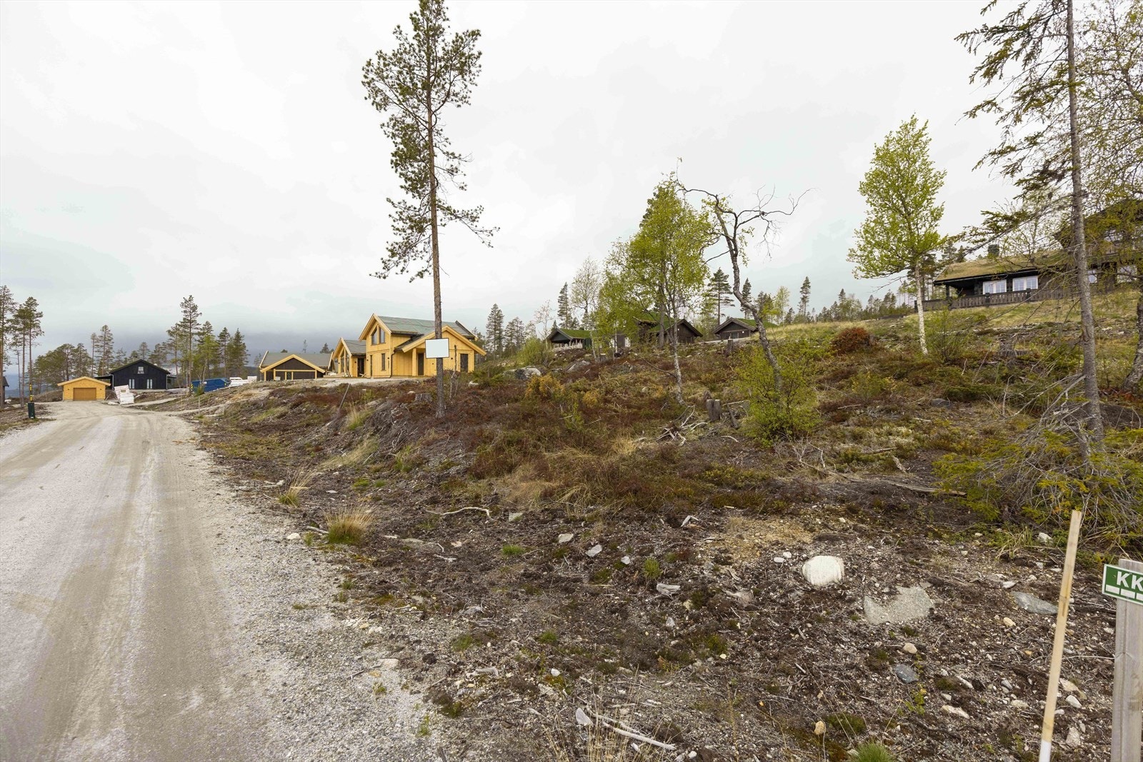 Turuhaugen ligger inntil skitrekkert og med flott utsikt Galleribilde