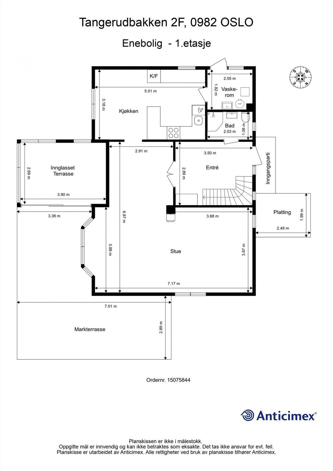 Plantegning- 1.etasje. Galleribilde