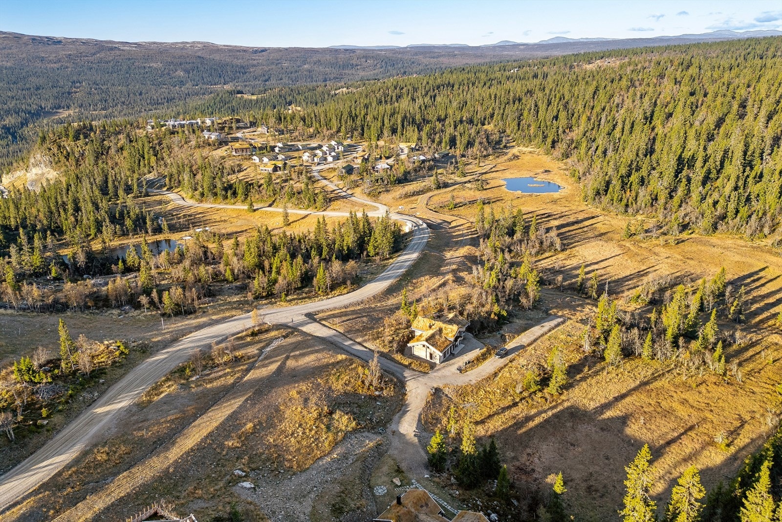 Ligger høyt og fritt - perfekt for drømmeboligen. Galleribilde