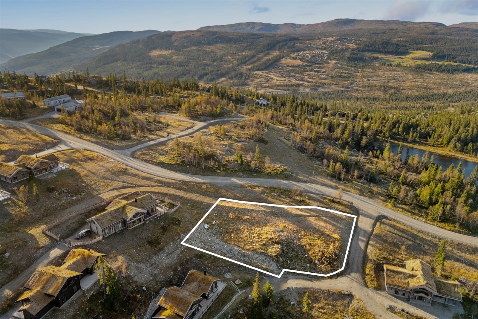 Det er enkel adkomst og ski inn/ut. Galleribilde