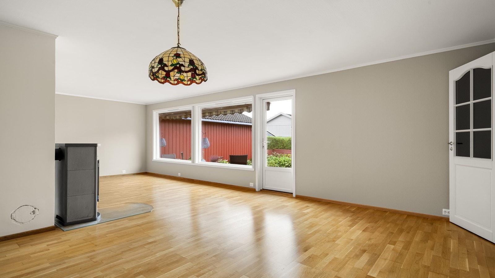 Her er det utgang direkte til terrassen Galleribilde