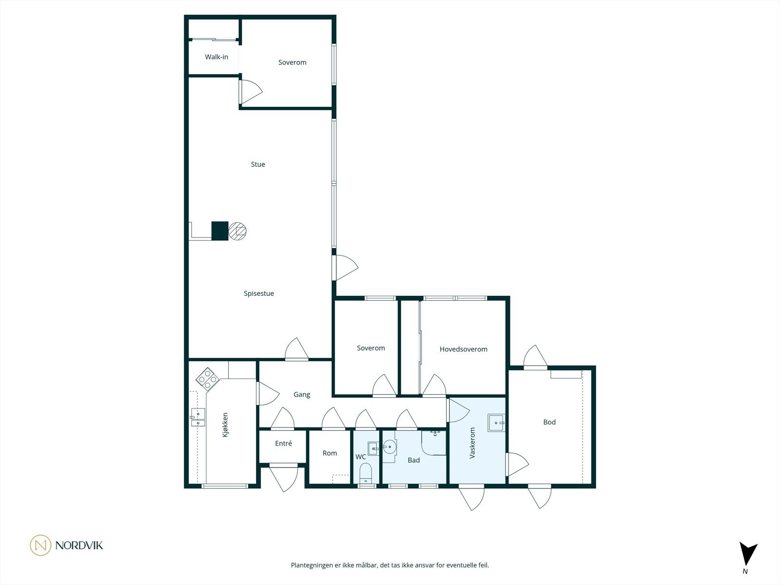 Plantegning Galleribilde