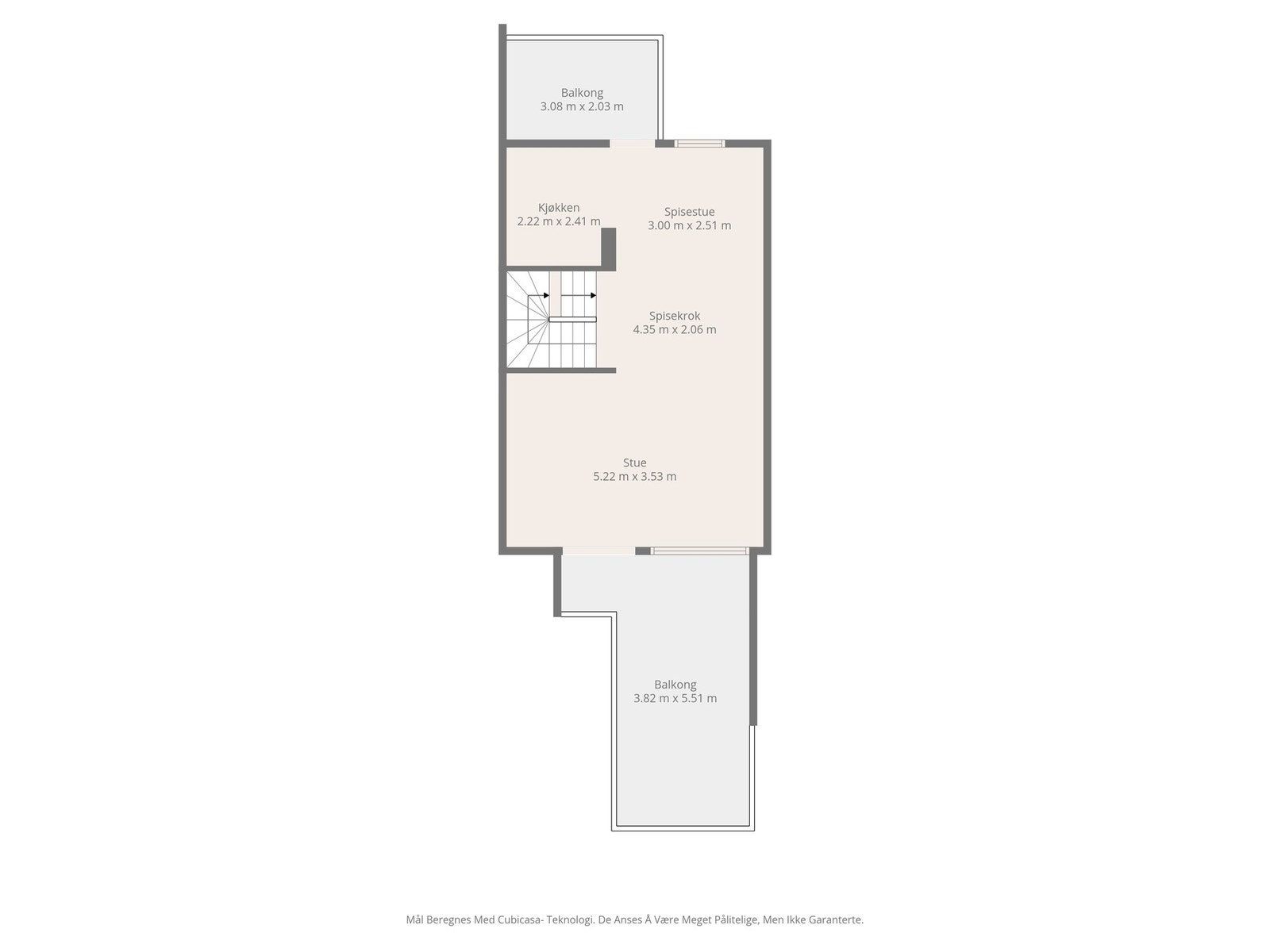 Plantegning 2. etasje Galleribilde