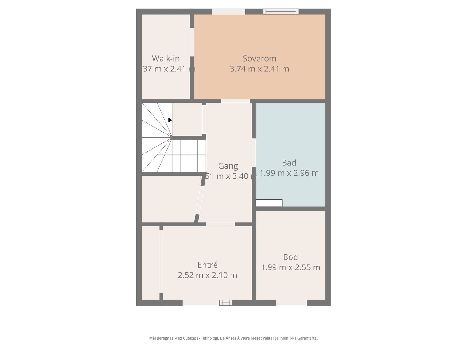 Plantegning 1. etasje Galleribilde
