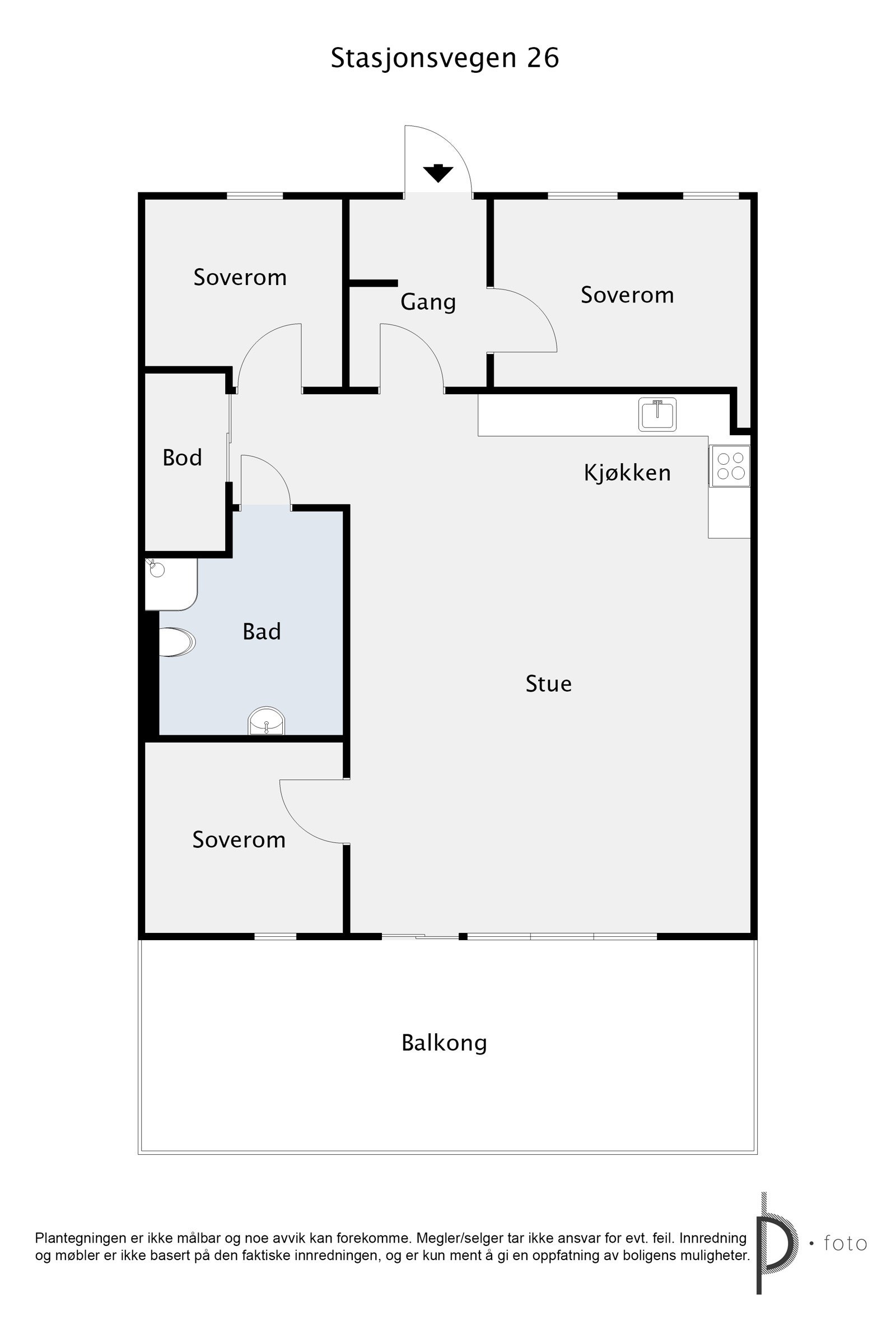 Plantegning Galleribilde