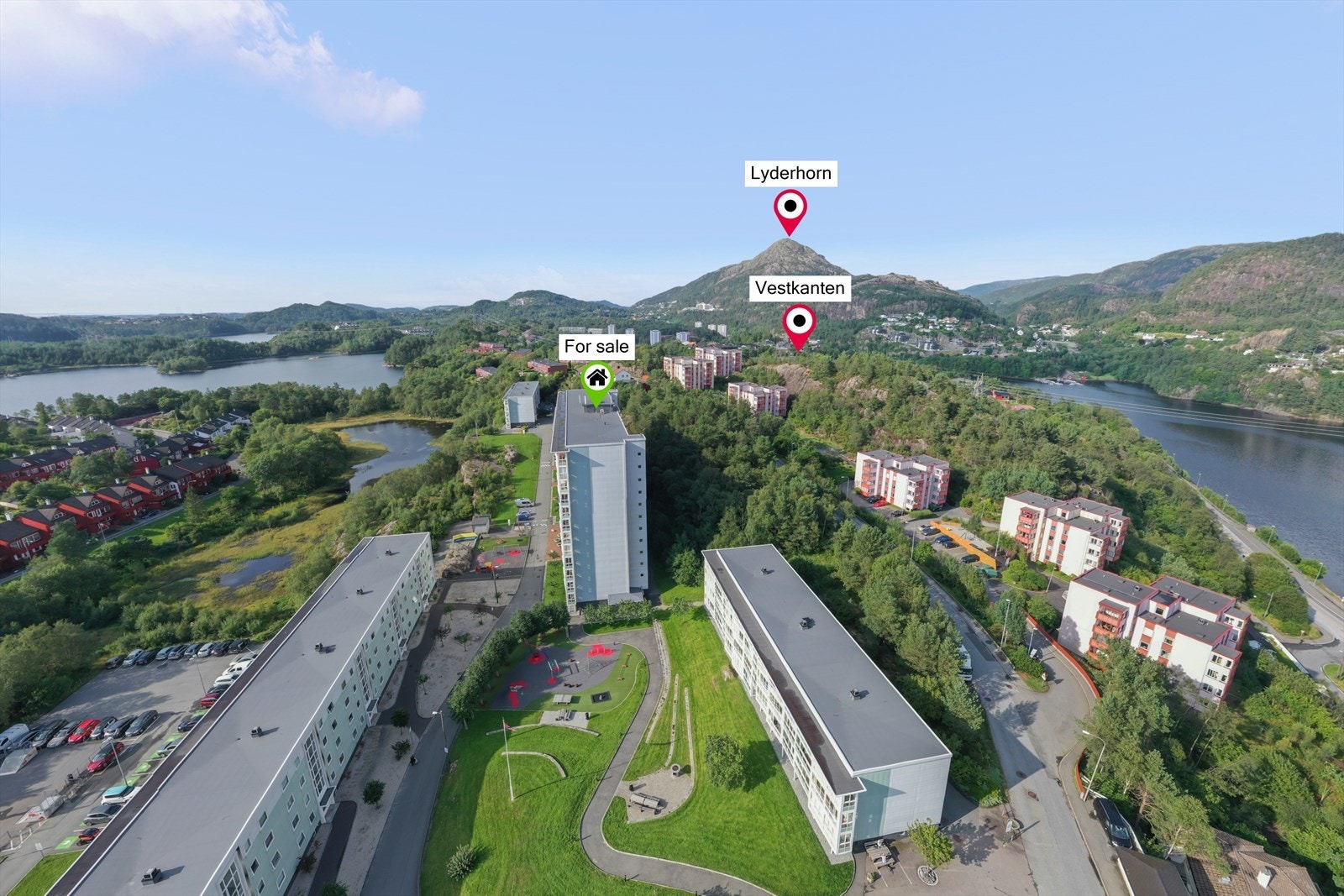 Område og beliggenhet. Galleribilde