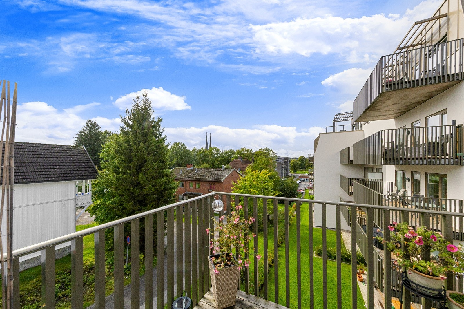 Fin utsikt fra verandaen Galleribilde