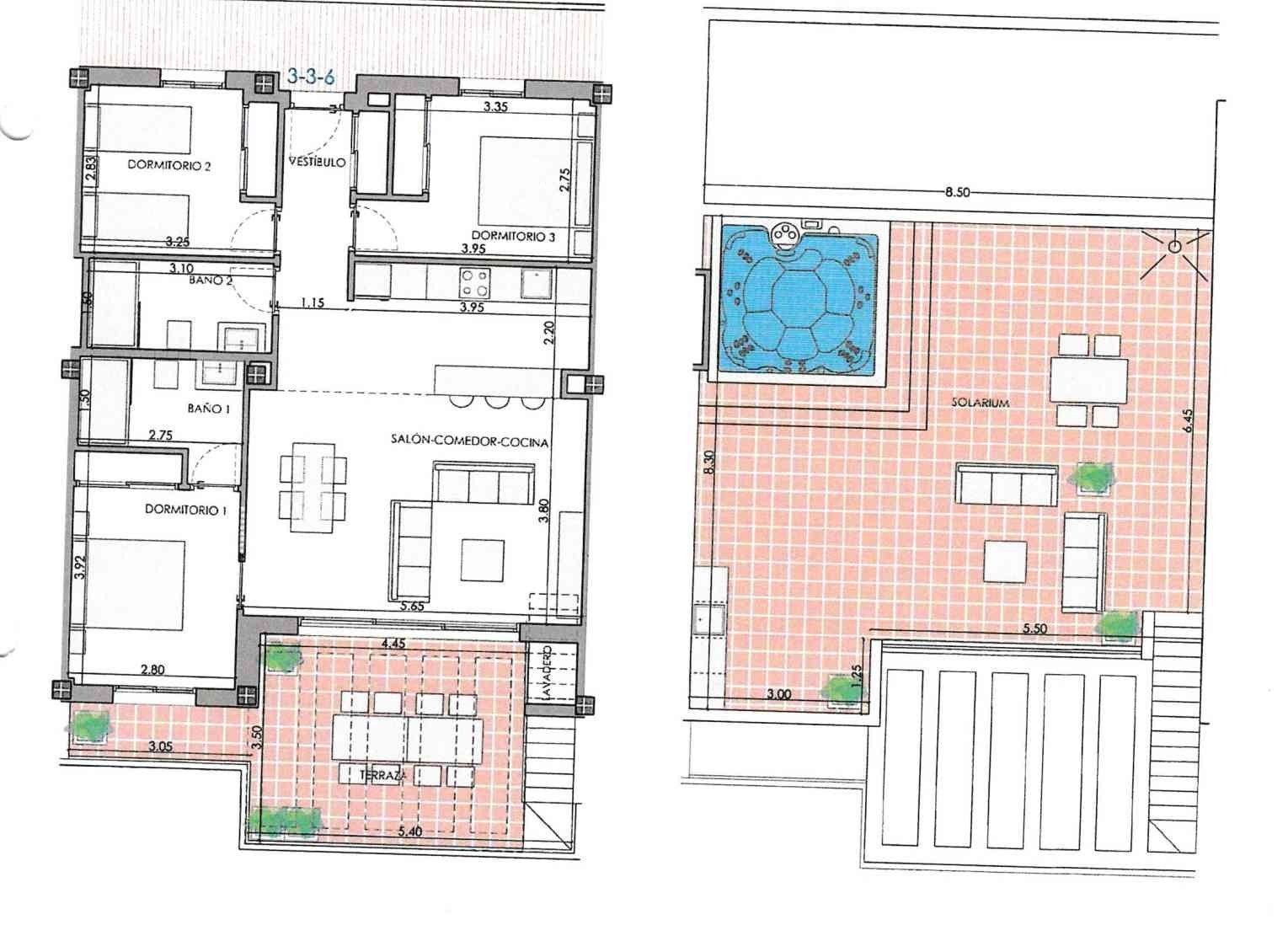 Plantegning leilighet Galleribilde