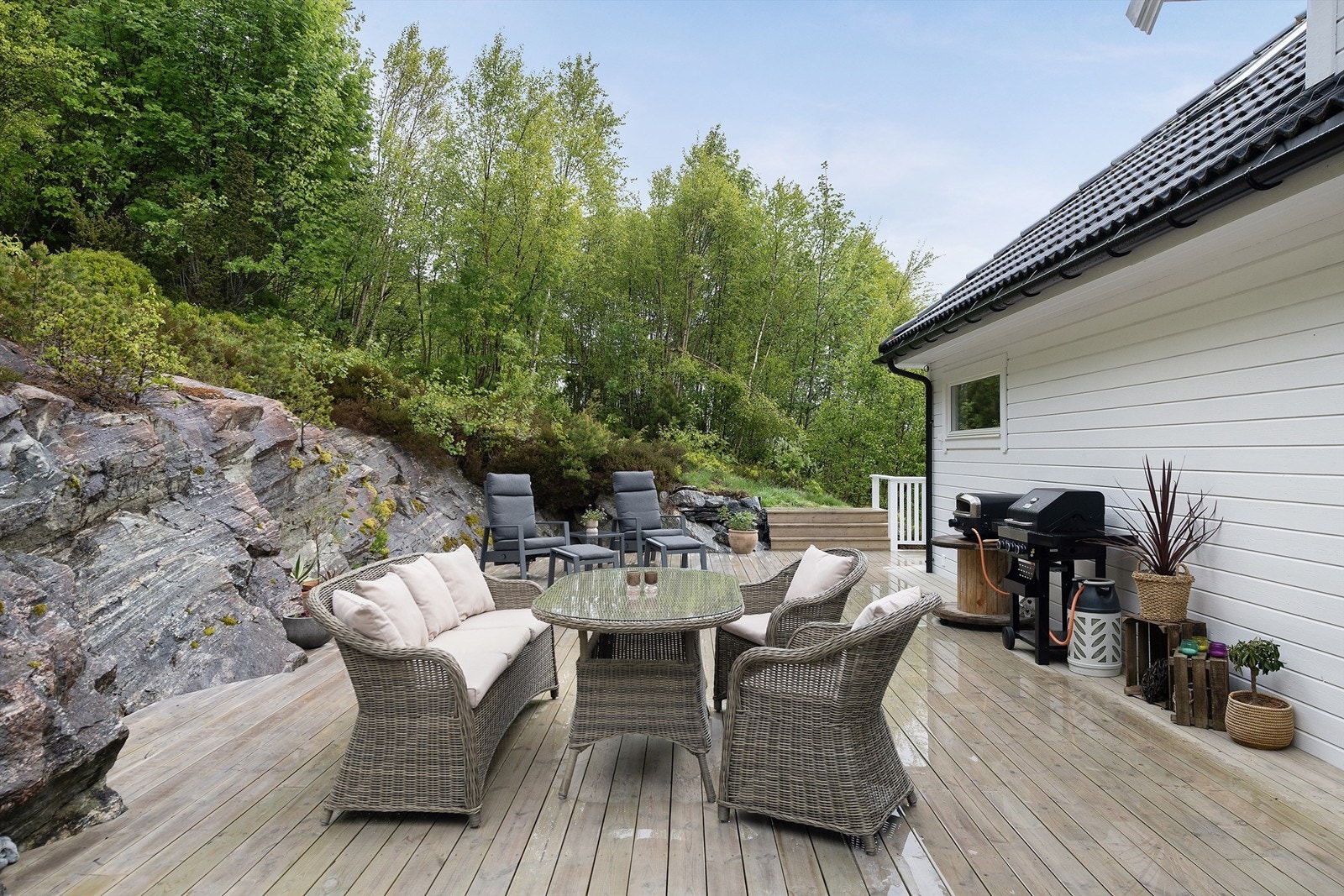 Platting mot nord Galleribilde