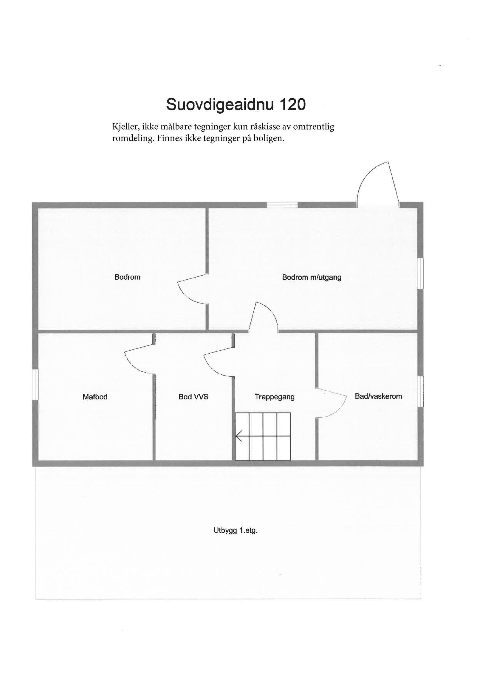 Skissetegning Kjeller Galleribilde