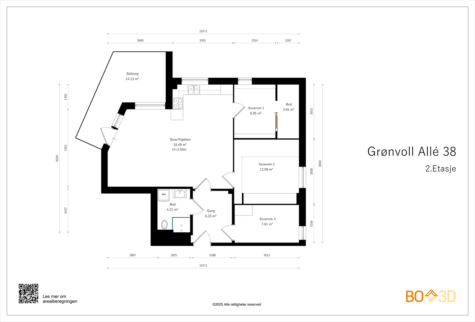 Plantegning Galleribilde