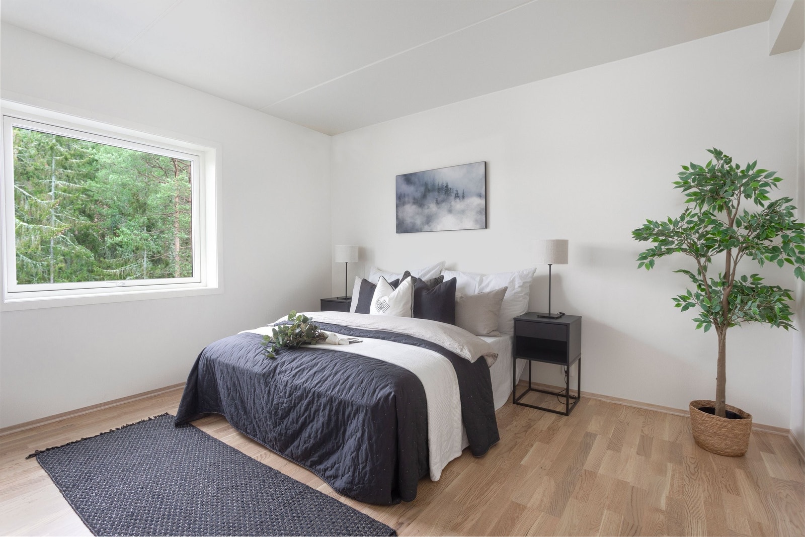 Romslig soverom Galleribilde