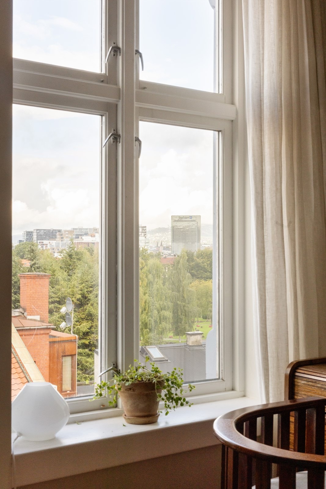 Herlig utsyn fra stuen. Galleribilde