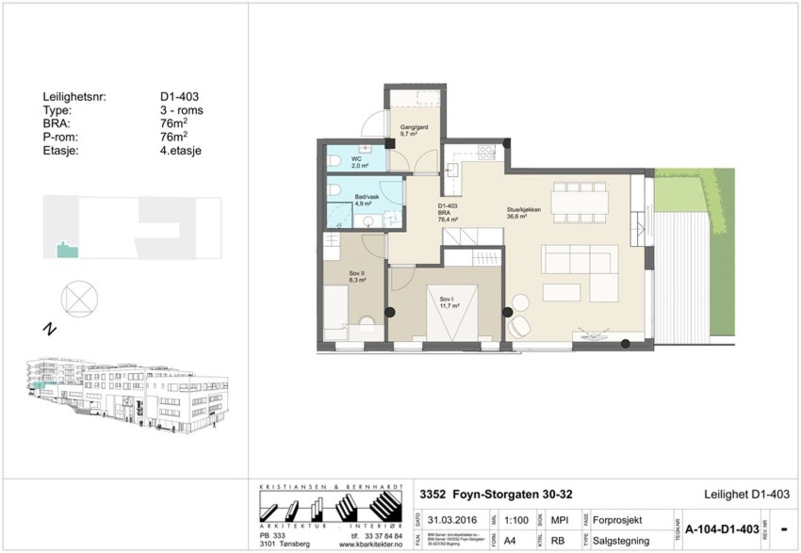 Plantegning Galleribilde