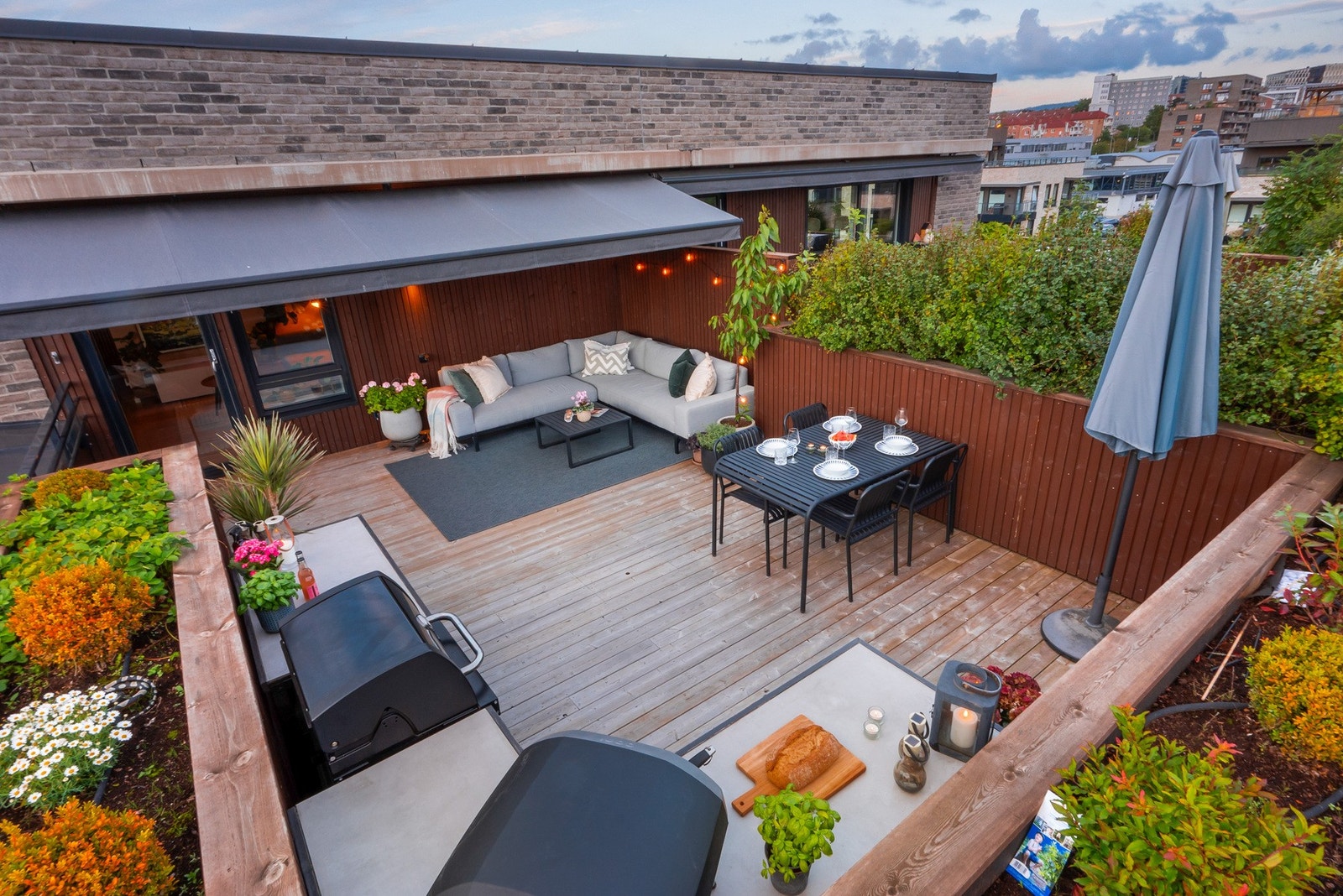 Dette er et uteområde som sjelden tilbys i leilighetsmarkedet. Galleribilde