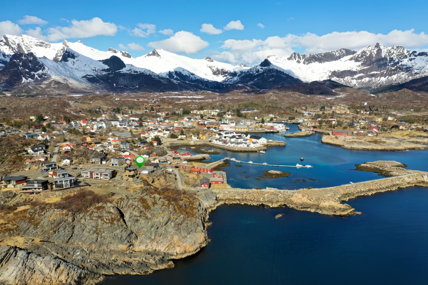 Rolig område selv om tomten ligger like ved sentrum Galleribilde