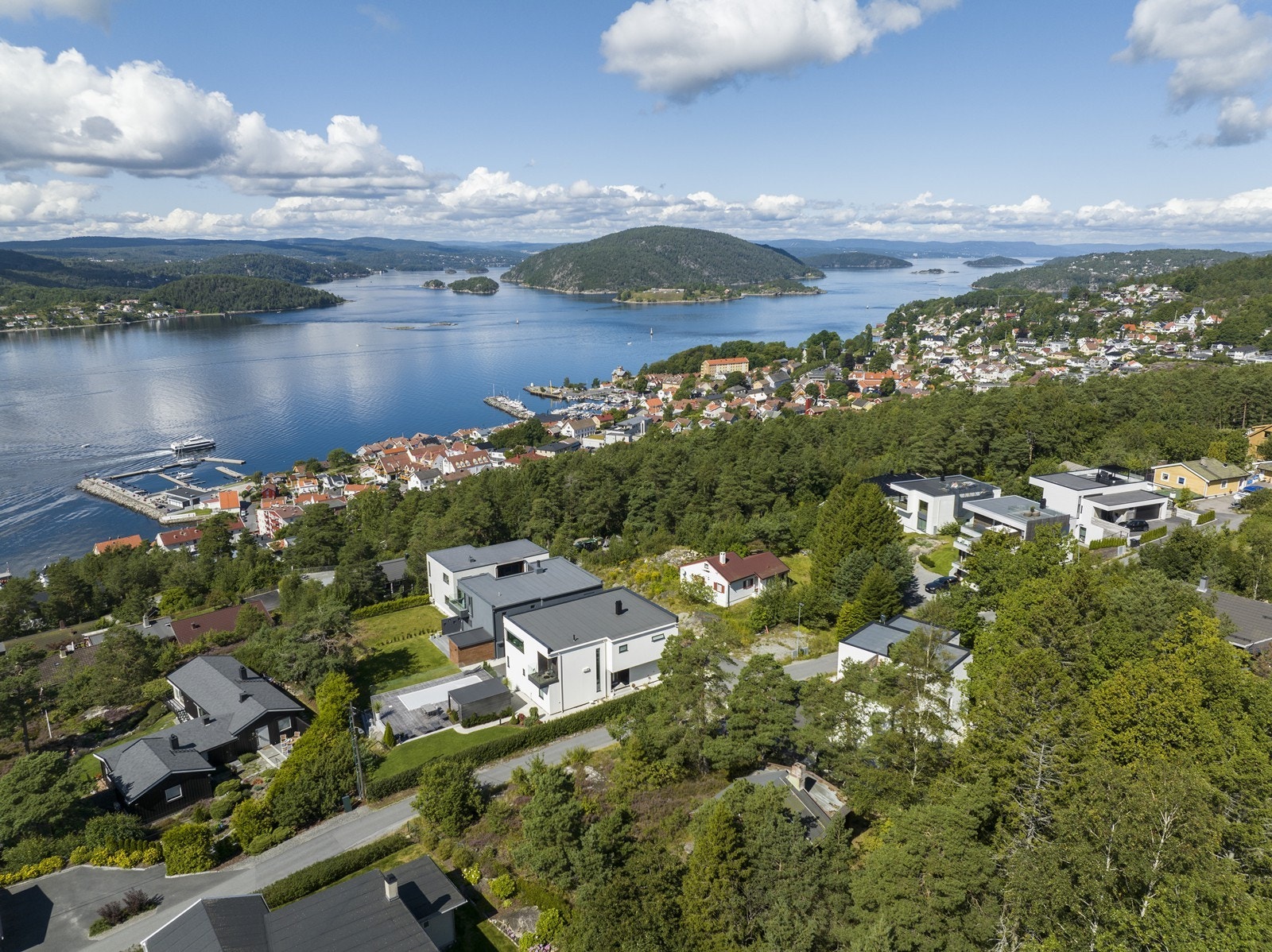 Utsikt mot vest Galleribilde