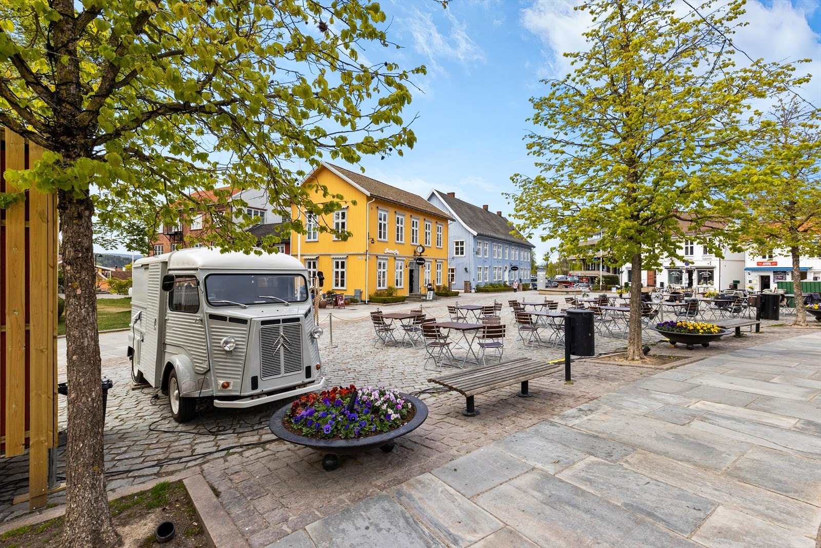 Torget i sentrum Galleribilde