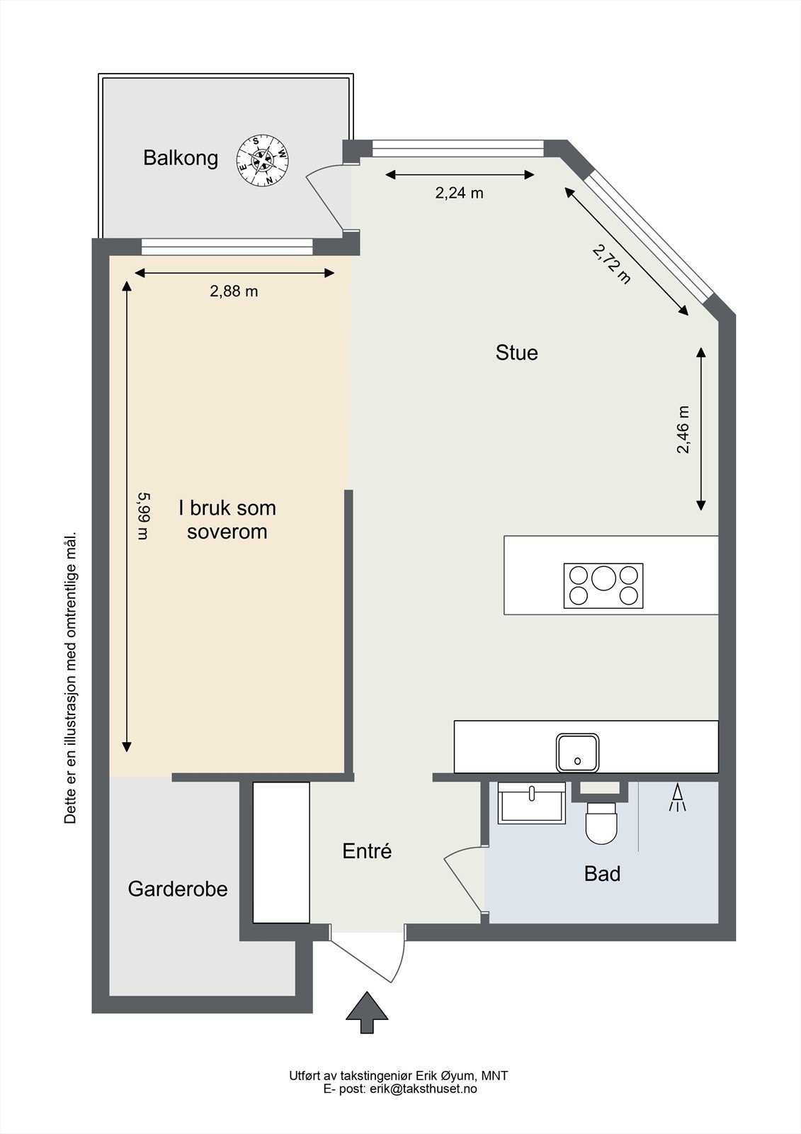 Plantegning Galleribilde
