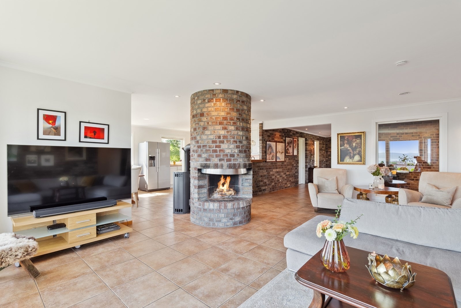 Alle tak i boligen er malt i nyere tid Galleribilde