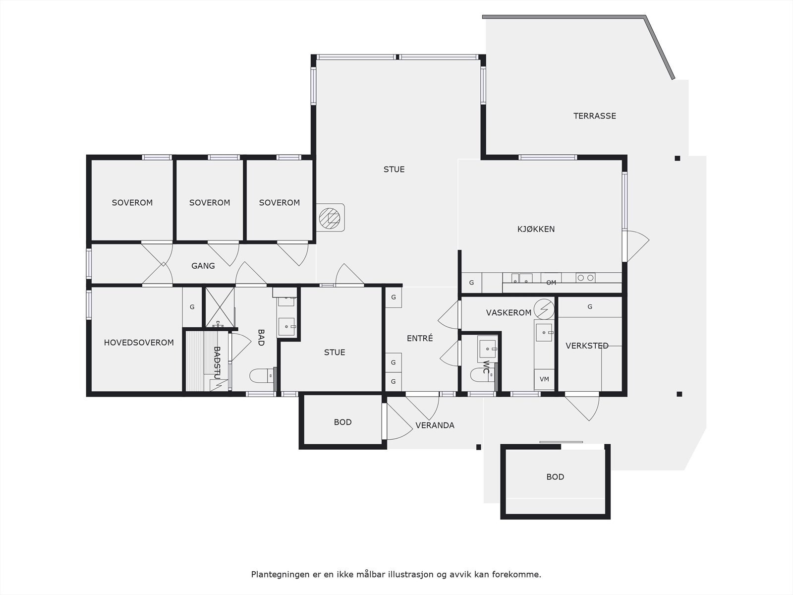 Plantegning. Galleribilde