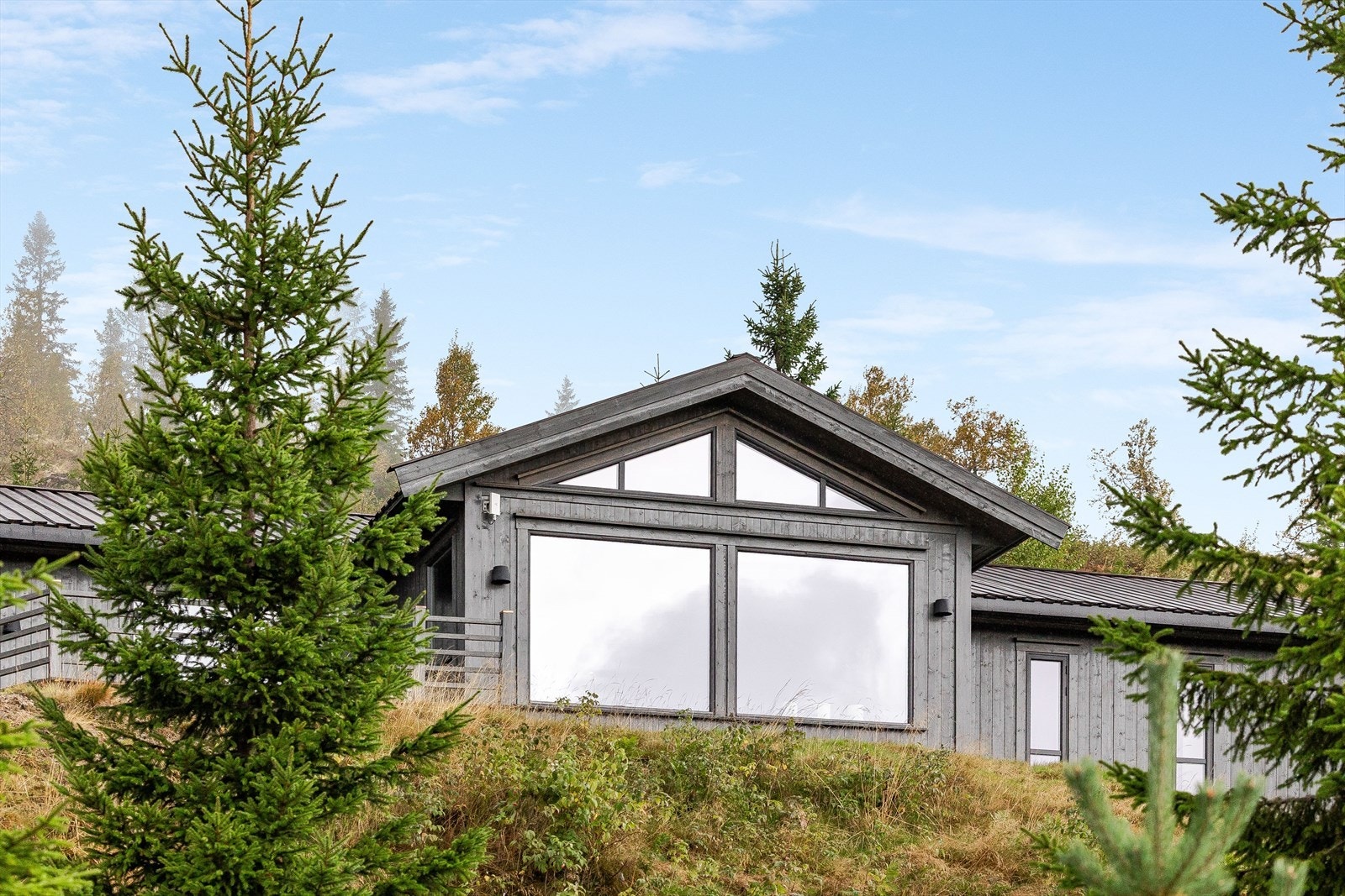 Kort vei også til Alpinbakken fra hytta. Galleribilde