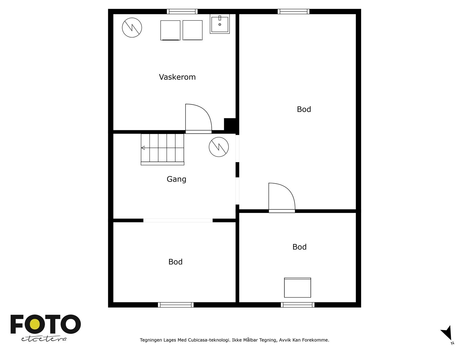 Plantegning Kjeller - Ikke målbar Galleribilde