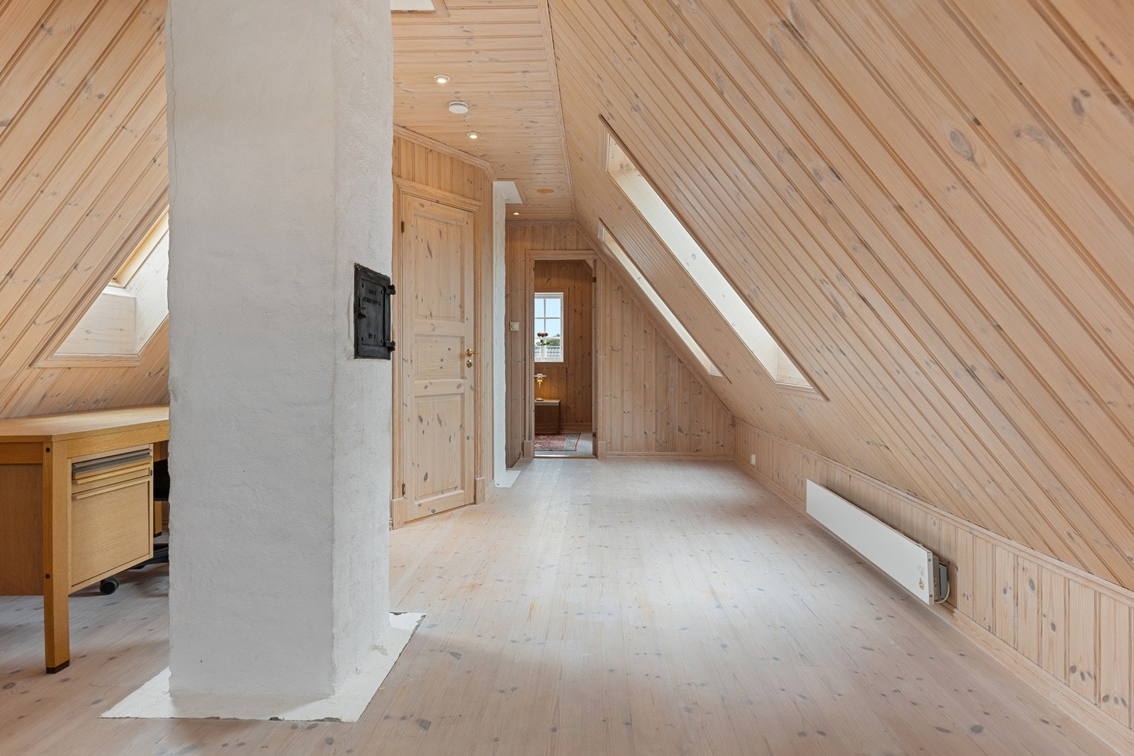 Hovedhuset har også en loftstue. Galleribilde
