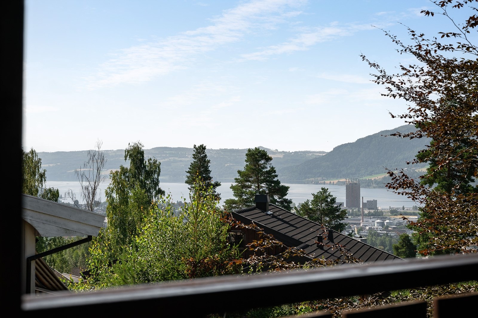 Utsikt fra balkongen Galleribilde