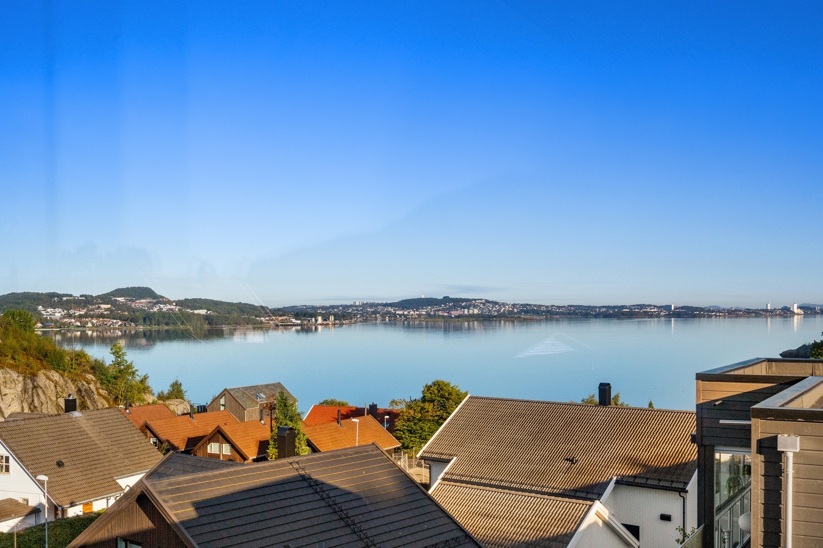 Utsikt fra terrassen. Galleribilde