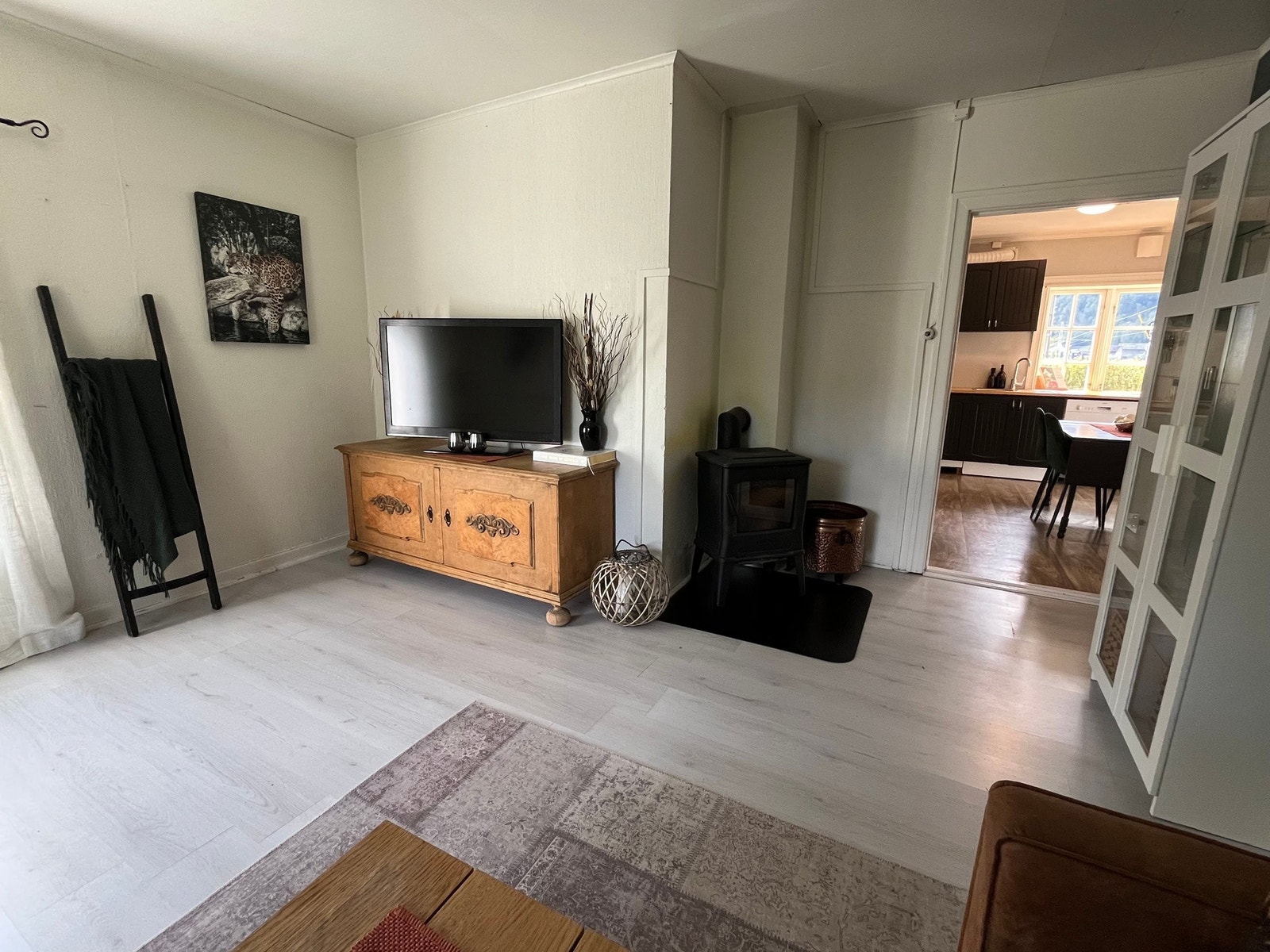 Koselig ildsted. Galleribilde